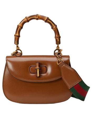 Gucci Small Top Handle Bag With Bamboo 675797